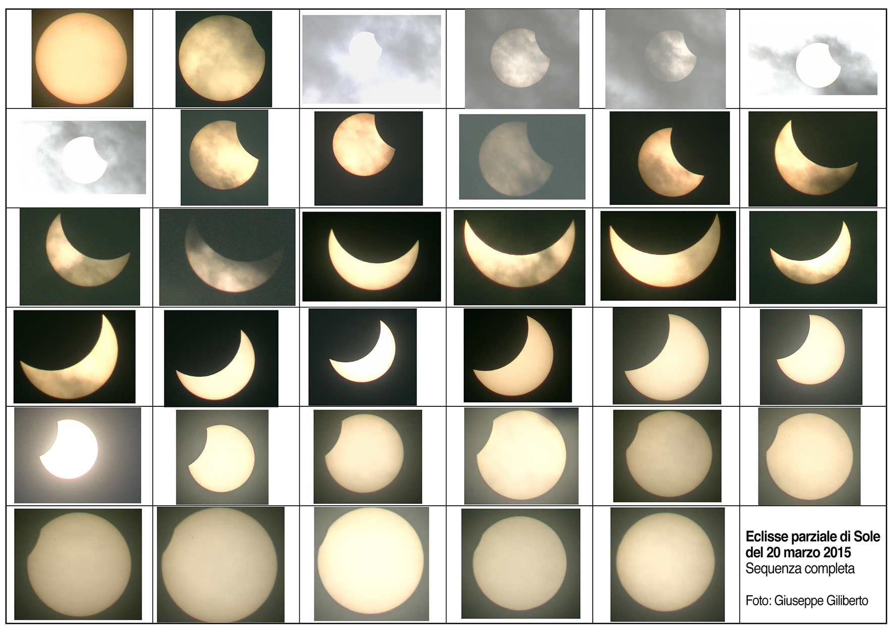 Eclisse Parziale di Sole – 20 Marzo 2015