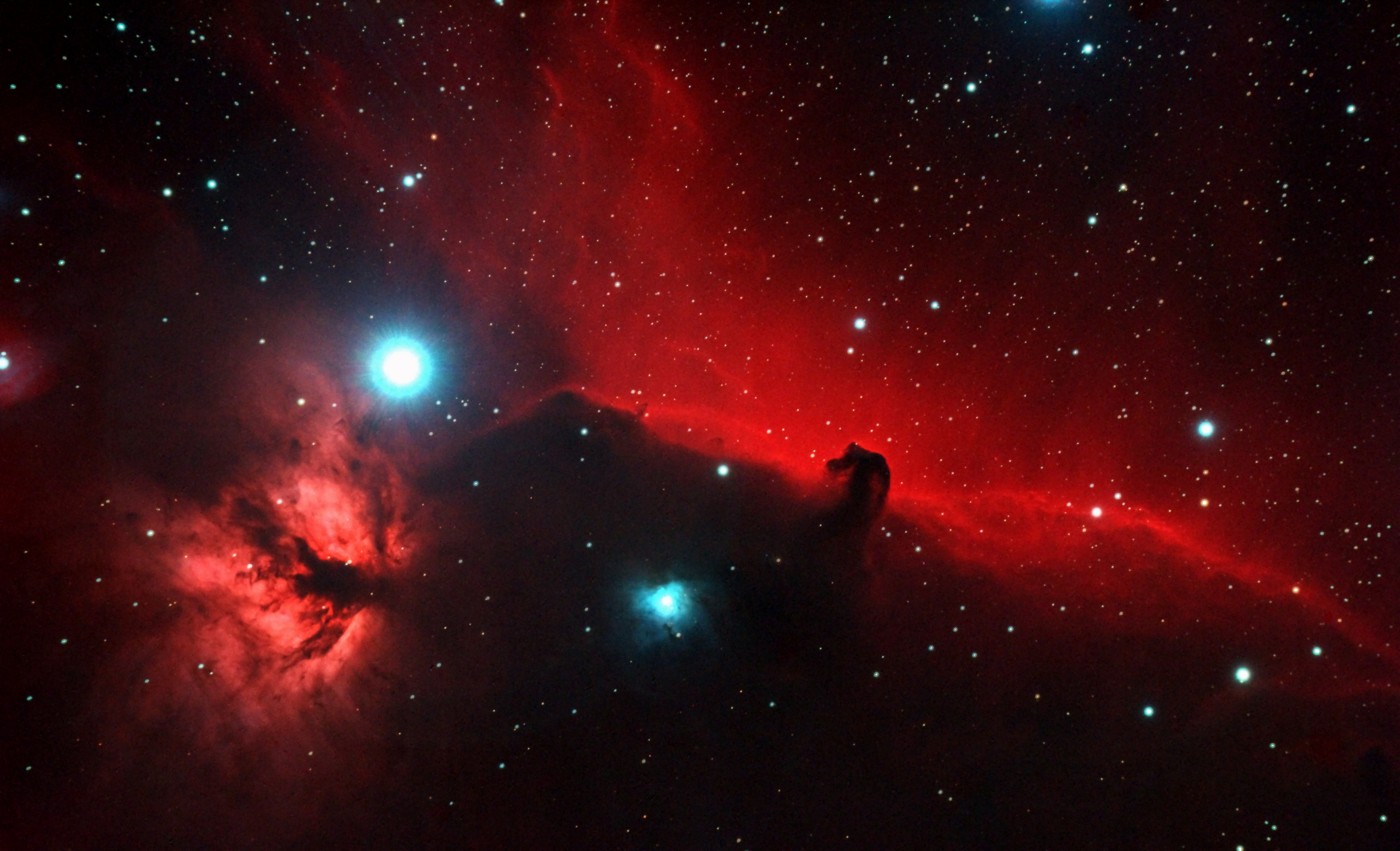 Nebulosa Fiamma e Testa di Cavallo IC 434