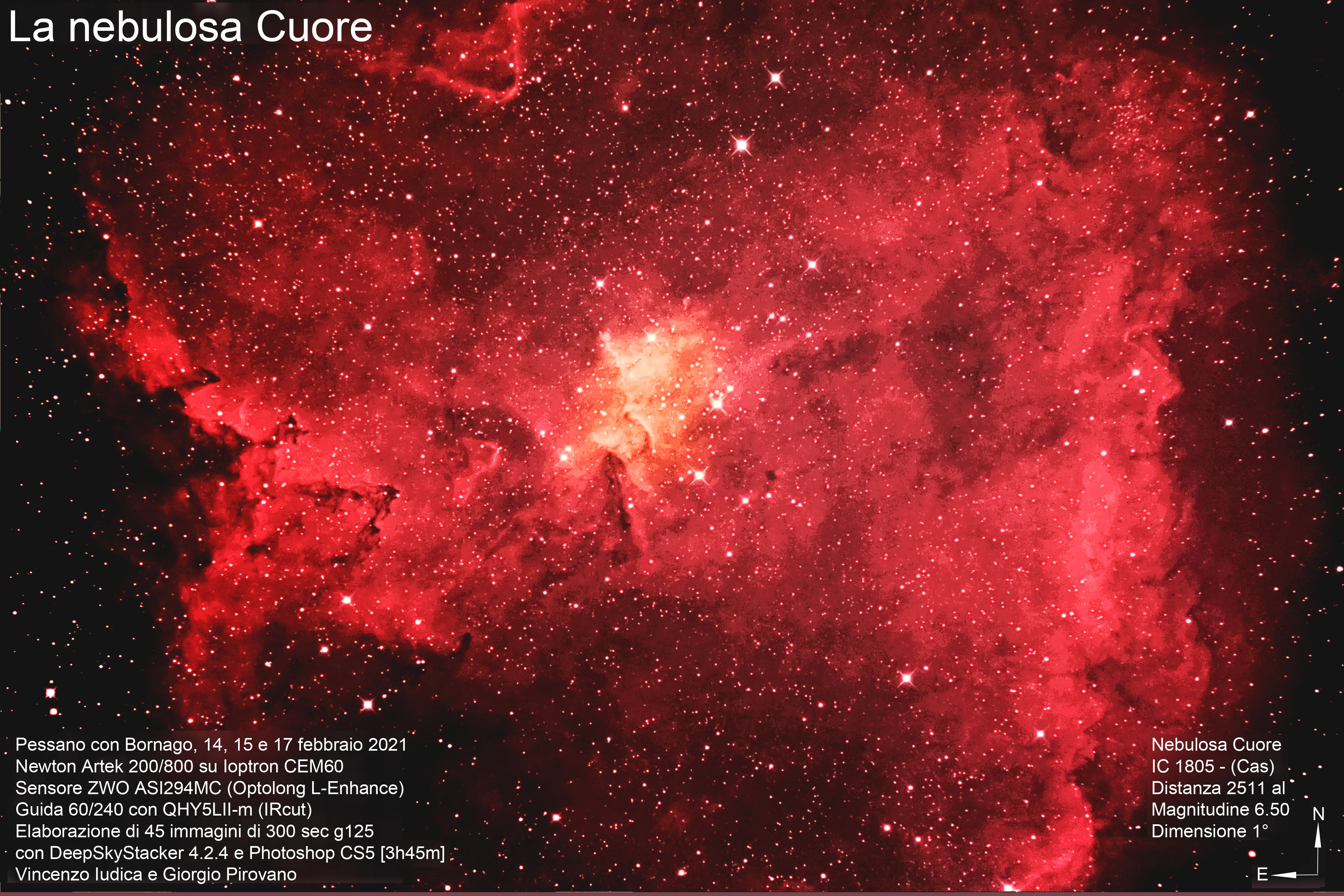 Nebulosa Cuore – IC 1805