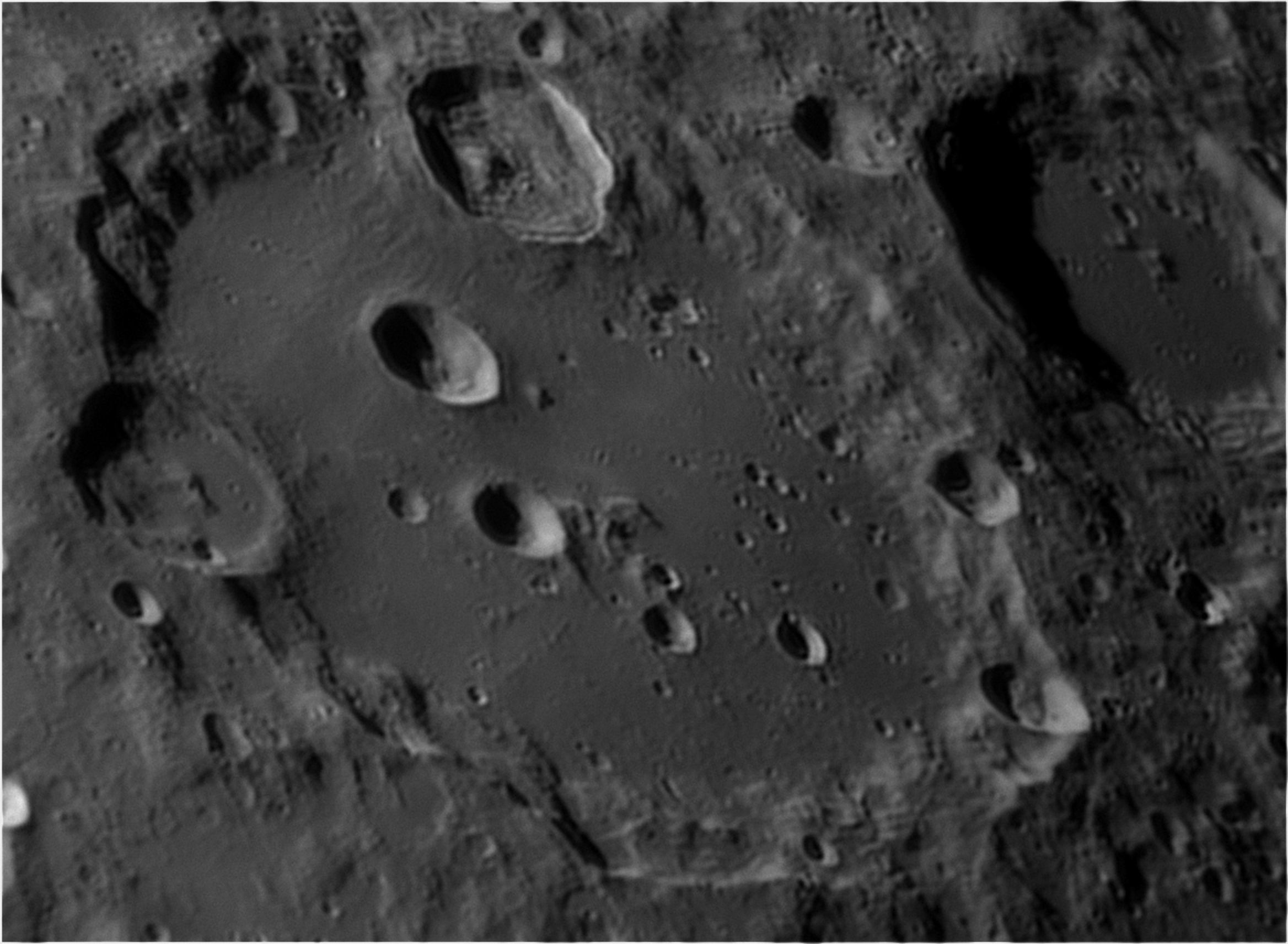 Zona circostante il cratere Clavius