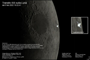 Transito ISS sulla Luna del 5 febbraio 2022