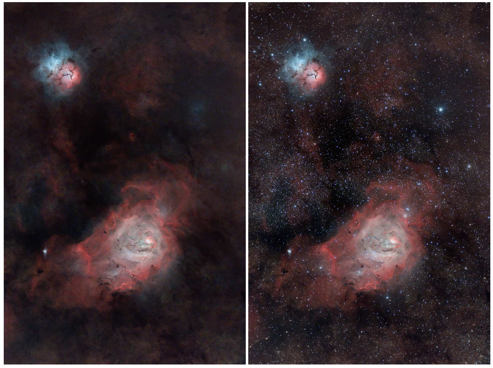 Nebulose M8 e M20