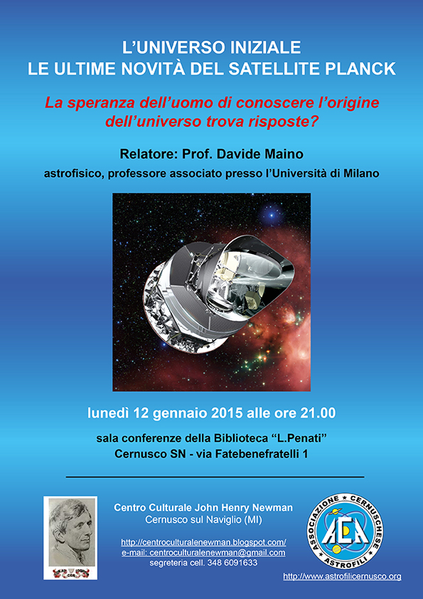 L’universo iniziale le ultime novità del satellite Planck